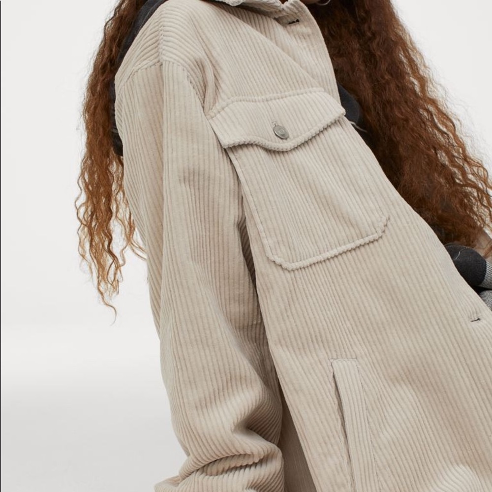 EUC H&M Corduroy Shacket